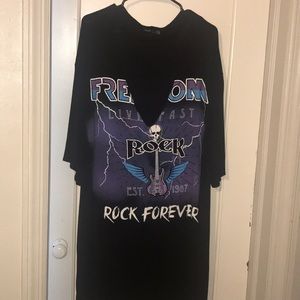 Plus size t-shirt dress